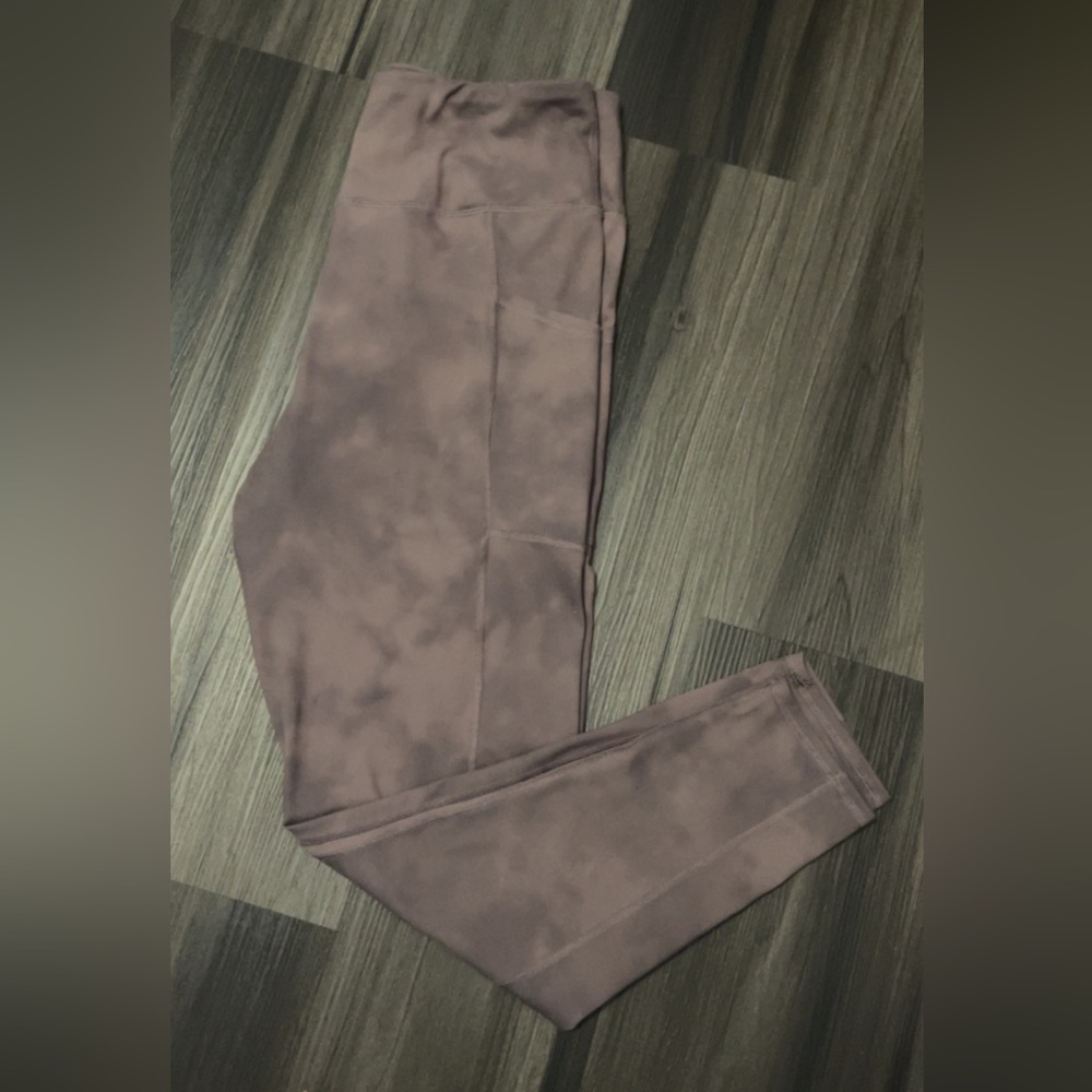 Maurice’s Pink & Purple Tie Dye Pocket Leggings L